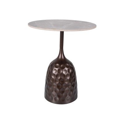 Стол журнальный SIGNAL MUTTI серый/коричневый античный 50/60